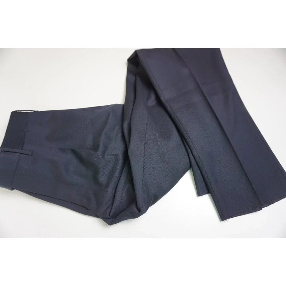 Rota Solid Dark Blue 100% Wool Mens Dress Pants Sz 48 BRAND NEW
